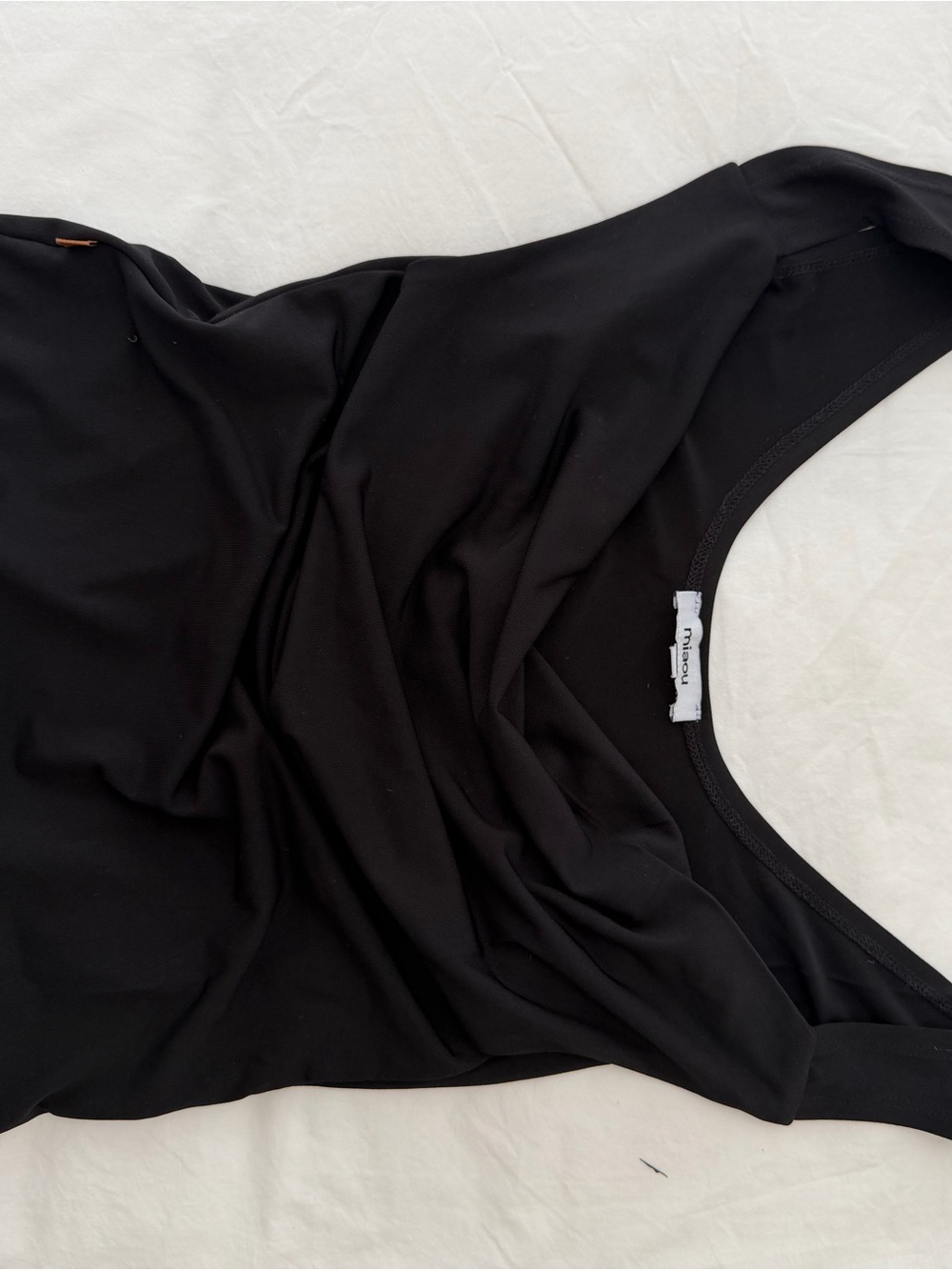 Miaou Black Stretch Tank Top
